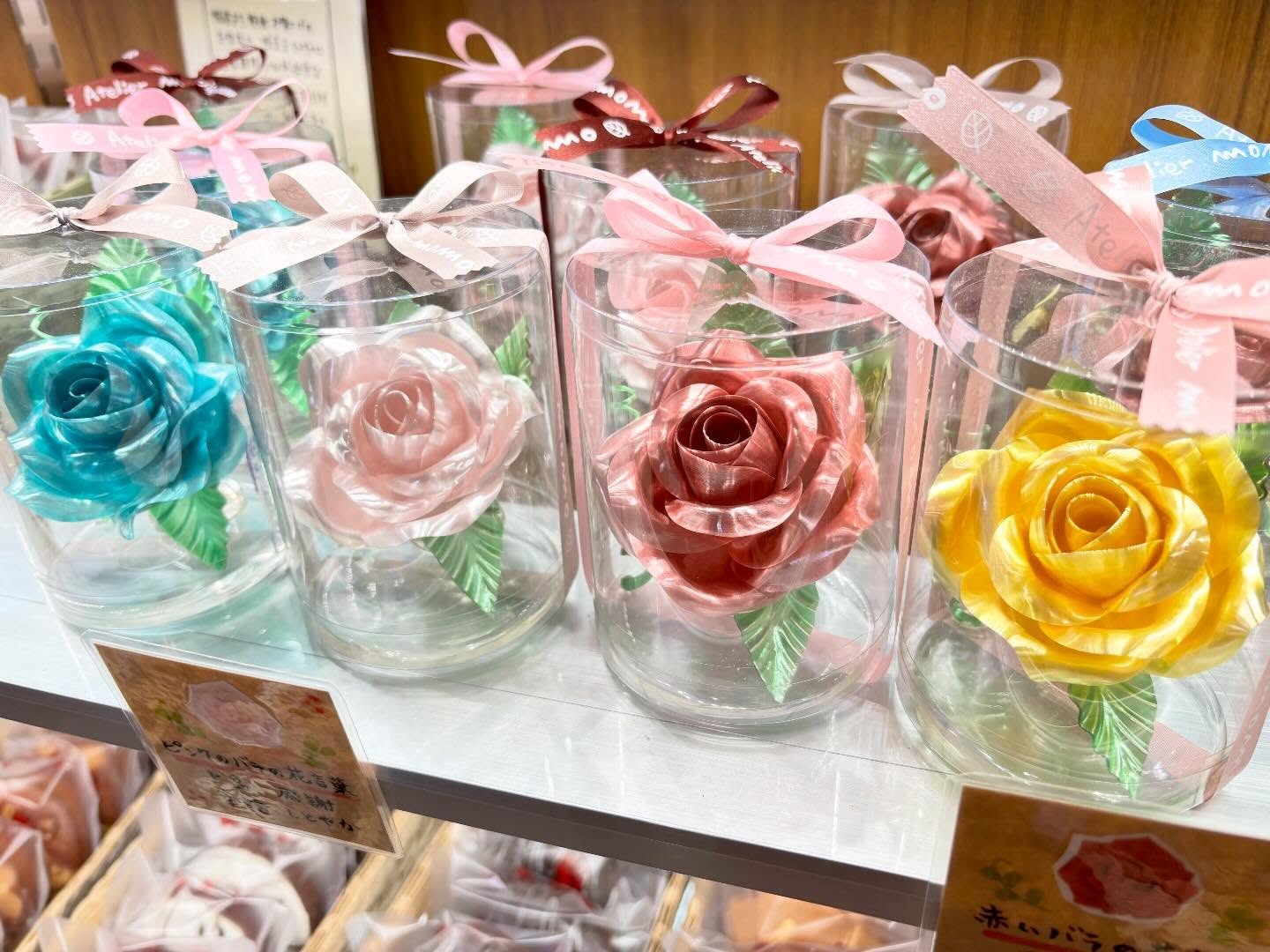 ホワイトデーに輝くバラの飴細工🌹✨