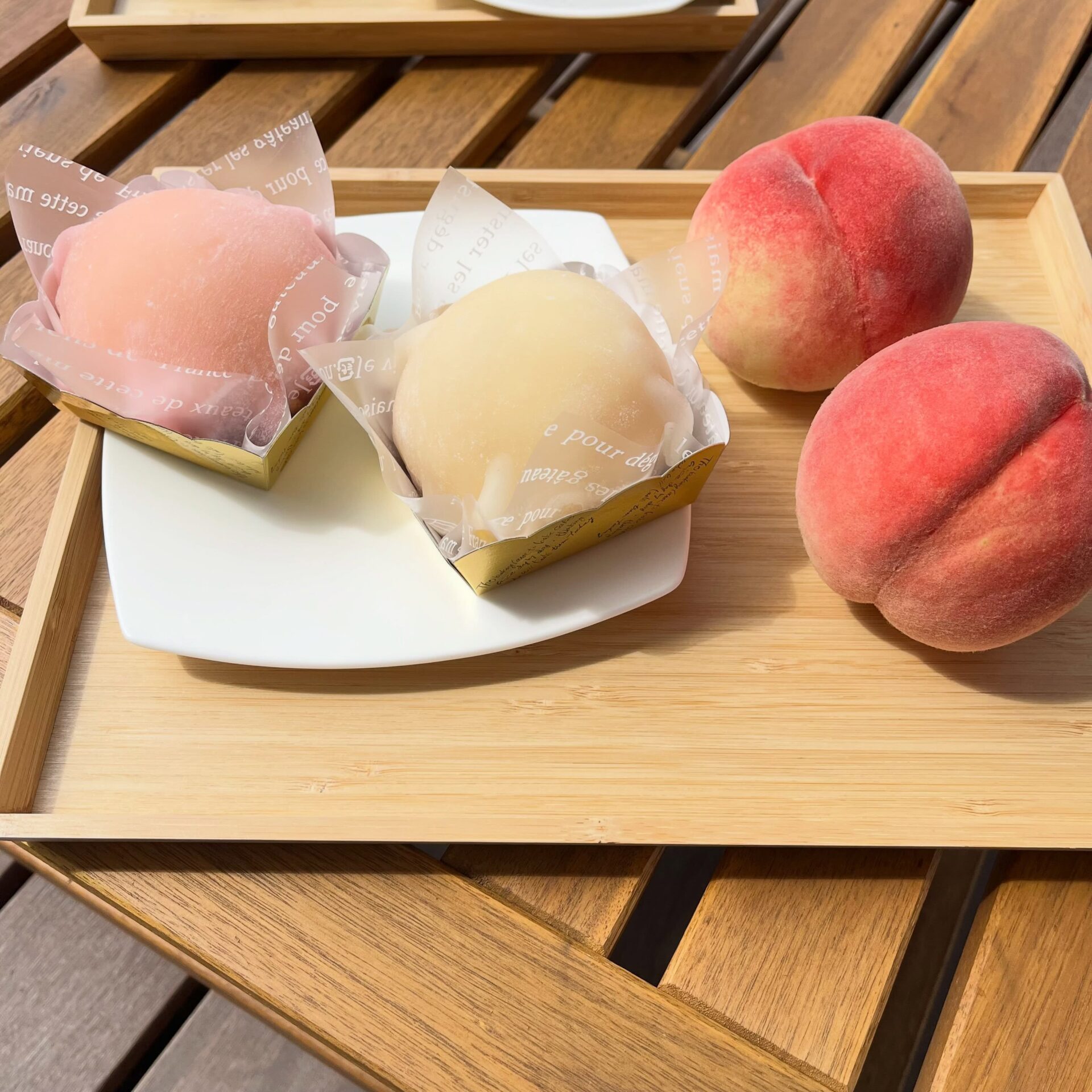 夏の人気フルーツ!桃スイーツ登場🍑